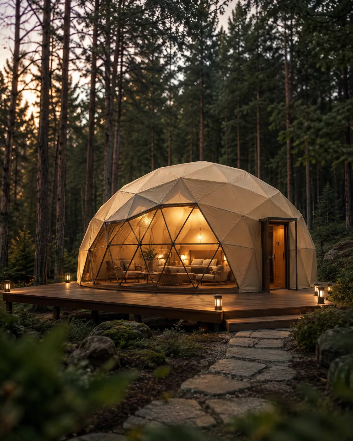 Glamping kupolas