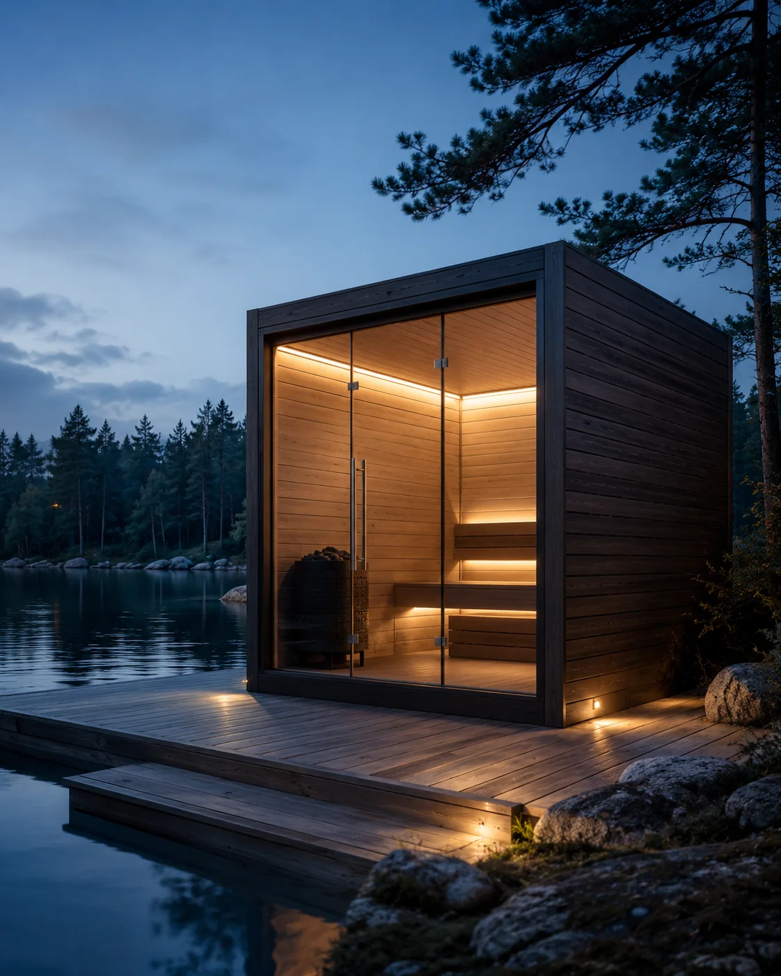 NORDHAVA wellness erdvės vizualizacija
